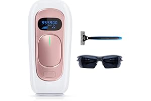 ‎AMINZER IPL Geräte Haarentfernung Laser mit 5 Energiestufen, Haarentfernungsgerät mit 999,900 Lichtimpulse und 2 Modi für Heimgebrauch Professionelle Haarentfernung Körper Achseln Gesicht Bikini Damen Männer