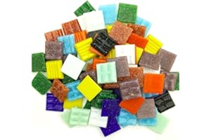 Armena Mosaic Stone Assorted Colours 2 x 2 cm One Bottle 250 g (Approx. 87 Pieces)