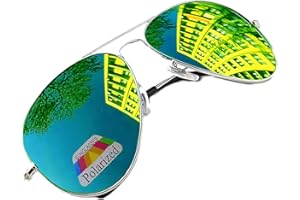 MFAZ Morefaz Ltd Męskie damskie fioletowe okulary przeciwsłoneczne klasyczne okulary polaryzacyjne lustrzane pilot wielokolorowe