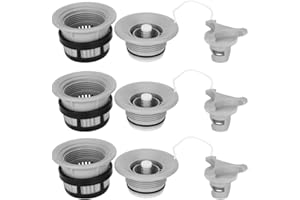 VGEBY Inflatable Boat Air Valve, Safety Rowing Boat Air Tent Valve with Filter, Replacement for Inflatable Tents Boats Kayaks, for Camping, Kayaking, Fishing, Water Sports