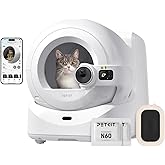 PETKIT PUROBOT Ultra Self-Cleaning Cat Litter, AI Camera, Automatic Packing, Self-Cleaning Cat Litter, 2.4G and 5G WiFi, App