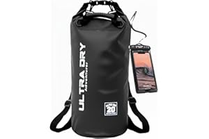 Ultra Dry Adventurer Premium Waterproof Bag, Sack with Phone Dry Bag and Long Adjustable Shoulder Strap Included, Perfect for Kayaking/Boating/Canoeing/Fishing/Rafting/Swimming/Camping/Snowboarding