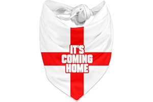 Dogsy Its Coming Home Dog Bandana | England Dog Bandana | Its Coming Home Bandana for Dogs | England Flag Bandana | Football Dog Bandana for Dogs | England Dog Accessories (Small)