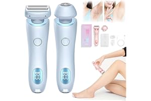 GLSAYZU Skin Glow Pro Rasierer, Divanity Rasierer, 2024 Neu Skin Glow Pro Nano Rasierer, Divanity Skin Glow Rasierer, 2-In-1 Wechselklinge, Geeignet FüR Verschiedene KöRperteile (Blau)