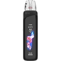 Uwell Caliburn G4 PRO Stripe Black mit OLED und 1800 mAh Akku