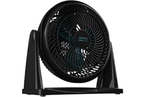 ‎CECOTEC Cecotec Industrieller Bodenventilator EnergySilence 900 FloorFlow, 30 W, Durchmesser 22,6 cm, 2 Geschwindigkeiten, 3 aerodynamische Flügel, einfache Bedienung und maximale Sicherheit