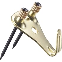 Aexit ABS Round Nails, Screws & Fasteners Base Wall Mounted Picture Photo Frame Nail Hook Picture Hangers Hanger 100pcs