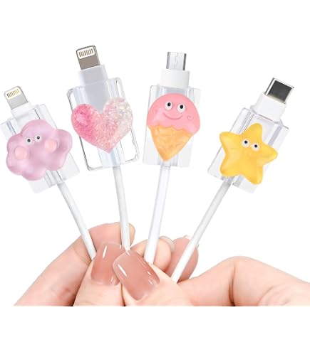 8er-Set Ladekabel-Schutz – Schoner Mit Fester Schnalle | Schützt Kabel Vor Bruch & Abrieb