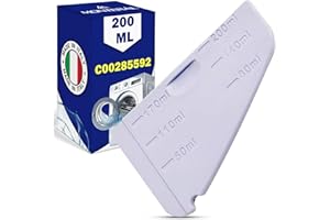 Einsatz Dosierhilfe Flüssigwaschmittel von Waschmaschine mit dem Originalcode C00285592 für Whirlpool für Indesit für Hotpoint - MADE IN ITALY - Garantie 10 Jahre - MONTERAL