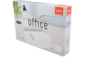 Elco 74522-12 Boite de 50 enveloppes avec fenêtre Format C4 Blanc