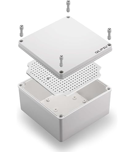 thumbnail image 2 of YXQ 5x5x3 Inch Electrical Junction Box - IP65 Waterproof ABS Project Case Enclosure 2 of 12