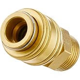 Einhell Nipel R1/2" (kompres&ouml;r aksesuarı, sağlam pirin&ccedil;ten yapılmış, pn&ouml;matik hortumlar i&ccedil;in) - 4139209 | Kompres&ouml;r aksesuarl