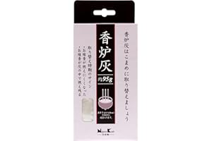 NIPPON KODO | Cenere per Incenso, Cenere per Favorire la Combustione alla Base dei Bastoncini di Incenso, 95gr