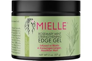 MIELLE ORGANICS Mielle Rosemary Mint Strengthening Edge Gel For Sleeking And Taming Hair, 57 g, White