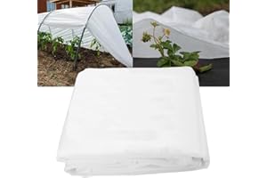 VPPIK Garden Plant Fleece Frost Protection 2m x 5m 40gsm Cover and Protect Plants from Harsh Weather, Animals, and Pests, Fleece Dome for Greenhouse, Polytunnel, Farming, Painting Work
