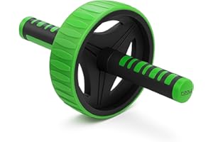 ‎TOOLZ TOOLZ Bauchroller mit Anti-Rutsch-Griffen – AB Roller für Bauchmuskeltraining – Core Trainer für Zuhause & Fitnessstudio – Zur Kräftigung von Rücken & Armen