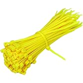 Electronic Spices Nylon Self Locking Cable Ties (100, Y...