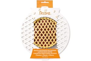 Dream' s Party Griglia tagliapasta Classica Circolare per crostate - Tonda Ø30 cm - in plastica - Ideale per Realizzare crostata, Dolci Torte - Circolare, Rotonda