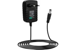 JCSJK Adaptateur Secteur 12V 3A Alimentation Universel DC 5,5mm*2,5mm Compatible 5,5 mm x 2,1 mm, 100-240V Transformateur d'alimentation avec Chargeur pour Bandes LED, Caméras, Routeurs, Câble de 1M