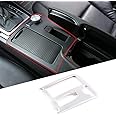DIYUCAR For C Class W204 2008-2014 Car ABS Matte Silver Central Console Cup Holder Frame Trim Accessory For Benz E Class W212 Coupe W207 C207 Right Hand Drive