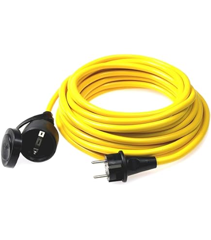 Verkoop :: Elektra :: SIROX® :: SIROX® Verlengkabels :: SIROX 644.125 Stroom Verlengkabel Geaarde Rubberen Stekker Geaarde Rubberen Koppeling 16 A Blauw 25 M Clone