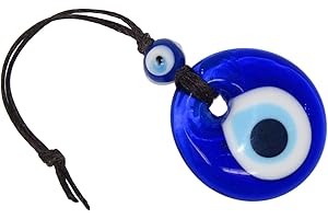Jeannieparnell 644-3cm Lucky Evil Eye Glass Amulet Hanging Good Luck Protection Handmade