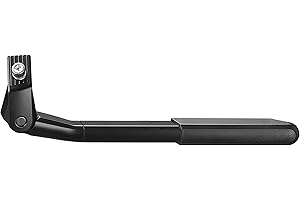 Ursus Power 26-28 - Caballete lateral para bicicleta (ajustable, aluminio), color negro