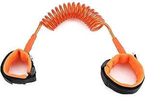 Jamila Bracciale Sicurezza Bambino, Braccialetto Anti-Smarrimento per Bambini, Anti-Lost Polso Regolabile 1.5/2m Bracciale Sicurezza Bambino Corda Da Passeggio Bracciale Sicurezza Bimbi Per Strada
