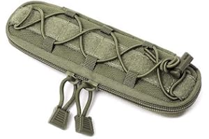 WYNEX Tactical Knife Sheath Bag, Molle Flashlight Holster Pouch Utility Tool Pouches Case Single Pistol Holder Cartridge Clip Outdoor Multi-Tool Nylon Pouch