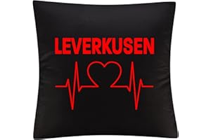 multifanshop Kissenbezug - Leverkusen - Herzschlag