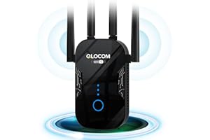 ‎QLOCOM QLOCOM 2023 Neuestes WLAN Verstärker 1200Mbit/s WLAN Repeater, 5GHz & 2.4GHz Dualband WiFi Repeater mit WPS, App Steuerung, WiFi Booster Kompatibel Allen WLAN Geräten