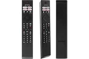 YIBICHIN Nowy pilot zdalnego sterowania do telewizora Philips 7900, zamiennik kompatybilny z pilotem do telewizora Philips, 32PFS6906/12 43PUS7906/12 50PUS7906/12 55PUS7906/12, z 4 przyciskami skrótów - nie