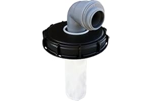 FN-Technik IBC Regenwasserfilter Deckelfilter Deckel DN 225 Bogen 89° DN 75 Reduktion DN 50