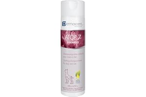 Dermoscent ATOP 7 Shampoo For Dogs & Cats - Allergies & Itchy Skin Relief - Natural Ingredients - Soothes Dermatitis & Atopic Skin - 200 ml