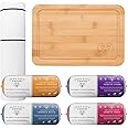Fresh Dog Food Taster Pack by Pets Love Fresh - 100% Natural - Real British Meat - Zero Preservatives - Variety - Chicken, Pork, Beef & Duck (4 x 600g chub rolls, chopping board & container)