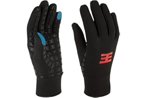 Defiance by Laceeze Black Sport Gloves Thermal, Winter, Outdoor And Waterproof Non Slip Grip Gloves With Touch Screen Finger Tips For Youth Aged 7-12 Years (Medium Size)