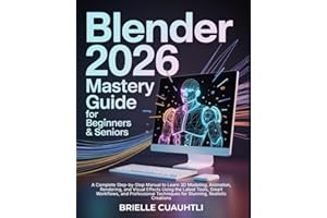 Blender 2026 Mastery Guide for Beginners and Seniors: A Complete Step-by-Step Manual to Learn 3D Modeling, Animation, Rendering, and Visual Effects ... Techniques for Stunning, Realistic Creations