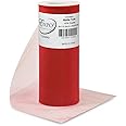 Expo International TL2440RD Decorative Matte Spool of 6 Inch X 25 Yards Tulle, Red