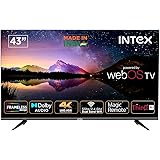 Intex 108 cm (43 inches) 4K Ultra HD Smart LED TV Smart LED-WOS4304U (Black)