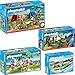 Produktbild PLAYMOBIL® Summer Fun 4er Set 6888 6890 6891 6892 Zeltlager mit LED-Lagerfeuer + Mountainbike-Tour + Nachtwanderung + Wildwasser-Rafting
