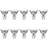 Fulighture GU10 LED Bulbs Warm White 3000K, 4W Spotlight Bulbs(50W Halogen Bulbs Equivalent), 380lm 120-Degree Beam Angle Rec