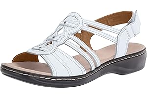 HAOLEI 2023 Chaussure femme Sandales OrthopéDiques En Cuir Sandales De Marche Confortable Sandales à Bout Ouvert Sandale Randonnee Chaussures De Loisirs