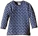 Pippi Baby-Boys Blouse Long Sleeve AO-Printed Polo Shirt, Vintage Blue, 0-3 Months (Manufacturer Size:56)