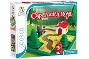 SMARTGAMES Smart Games - Caperucita Roja | Juegos De Mesa Niños 4 Años | Rompecabezas Niños | Juegos Infantiles | Juegos Educativos Niños 4 Años | 48 Desafíos