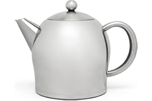 Bredemeijer 3306MS czajniczek Santhee 1,0 l, satynowe wykończenie, stal nierdzewna, srebrny