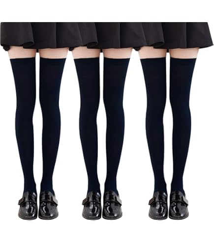 Calze Alla Marinera Overknees - Bianco E Blu A Righe Per Carnevale O Costume - Foto 2