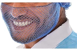 Lion Haircare & Disposables B470 Beard Snood, Light Blue (Pack of 50)