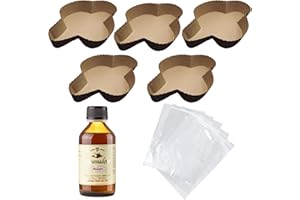 PASTICCERIA FRACCARO 1932 Kit Stampo per Colomba (5pz - 500gr) + Aroma per Colombe Fraccaro (1pz - 100 ml) + Sacchetto (5 pz), Stampi di Carta di Pura Cellulosa ideale per l’uso in Forno, resistente al calore 200°C