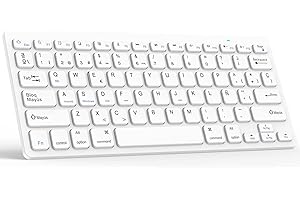 KBCASE Teclado Bluetooth, Teclado Inalámbrico Español para Tablet iPad/iOS/Android/Windows/iPad Pro/iPad Air/iPad Mini, Samsung,Lenovo,Huawei,iPhone y Otros Dispositivos Bluetooth