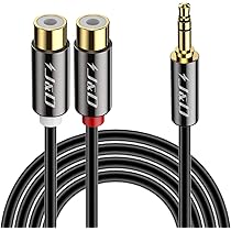 Cavo Stereo 3.5 RCA Y 2RCA Maschio A 3,5 Mm Femmina Adattatore Jack AUX Cavo Audio Per Computer MP3 Altoparlante Telefono Home Theater DVD - Foto 6